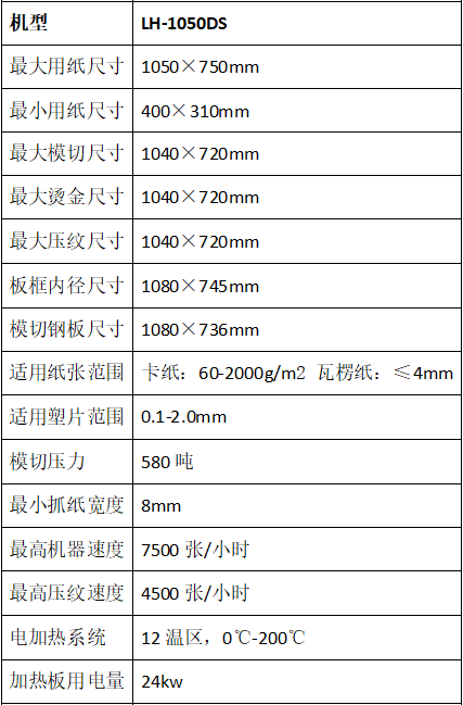 LH-1050DS全自動(dòng)清廢深壓紋模切機(jī)