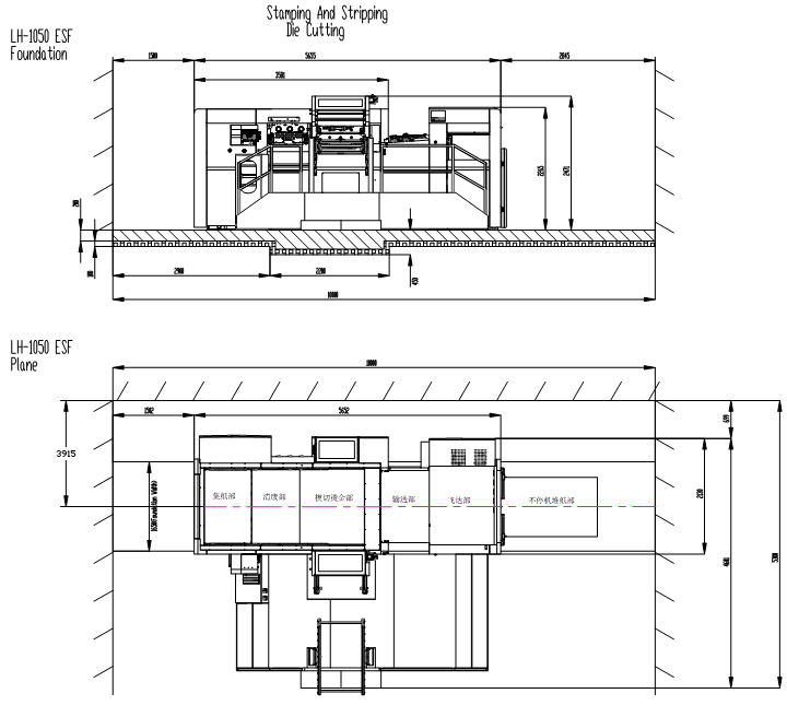 LH-1050FHS全自動清廢燙金模切機